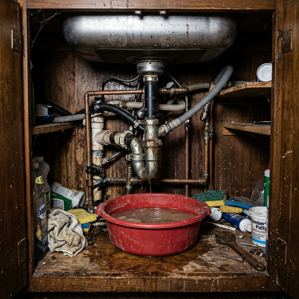 Before Plumbing Fix