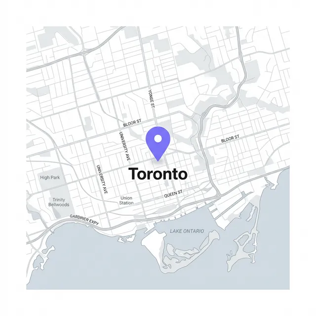 Map of Toronto